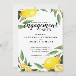 Limão e deixa o convite à Festa de noivado