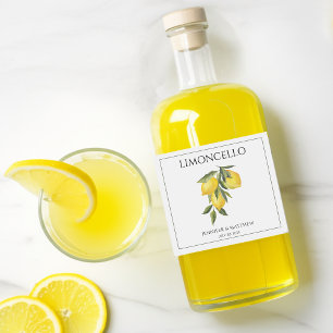 Limão Limoncello Obrigado Favor de Casamento