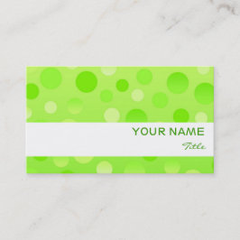 Limão modelo de cartão de negócios de faixa branca