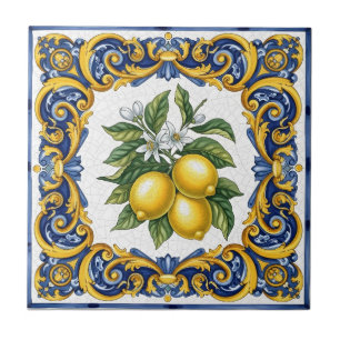 Limão Tradicional Mediterrâneo em Majólica