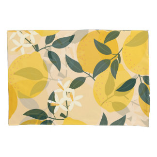 Limão Vintage: Textura de Fruta sem costura.