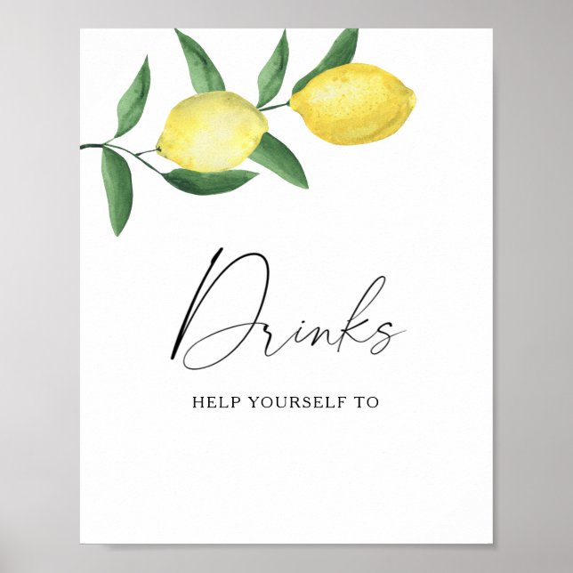 Limas - Bebidas Poster (Frente)