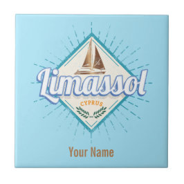 Limassol Cidade de Chipre - Navio de navegação ret