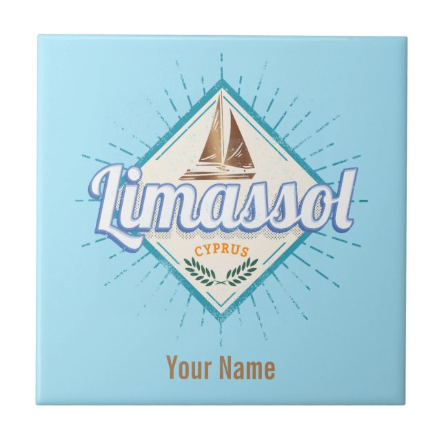 Limassol Cidade de Chipre - Navio de navegação ret (Frente)