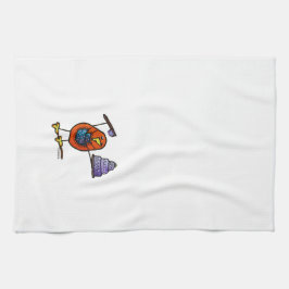LimbBirds "Ta a Dinamarca!" Toalha de cozinha