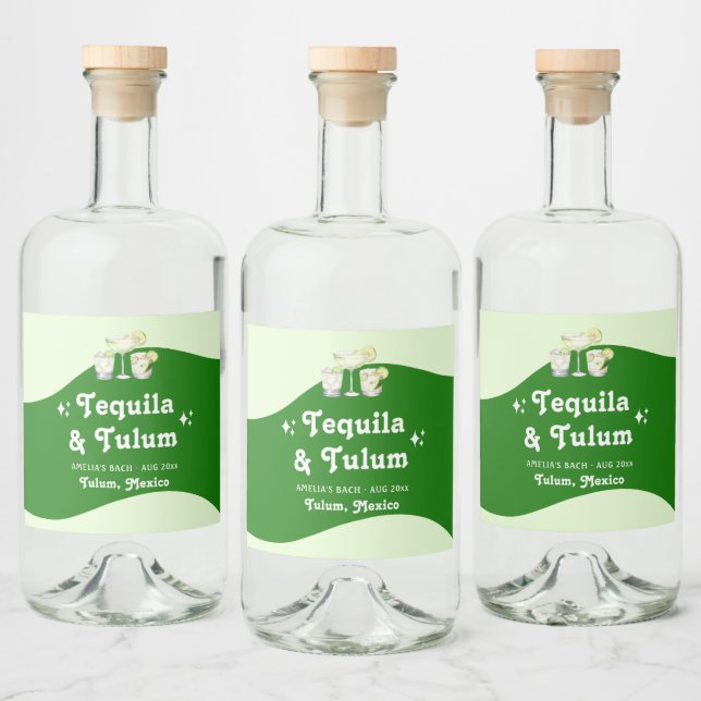 Lime Green Citrus Tequila & Tulum Despedida de Sol (Garrafas)