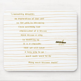 Liminality Mouse Pad da Poeta Adiela Akoo