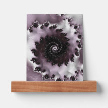 Limite de Imagem Fratural com Gradiente Roxo abstr