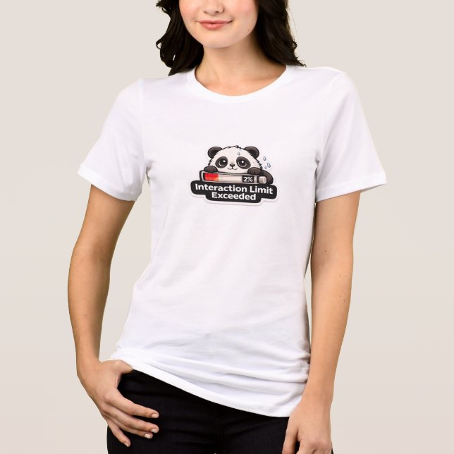 Limite de Interação Excedido Panda Design (Frente)