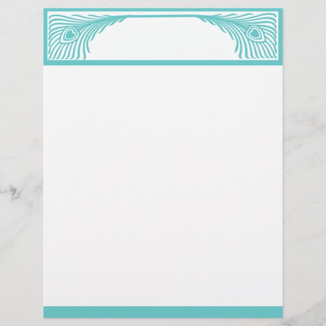 Limite de pena de peacock personalizável (Frente)