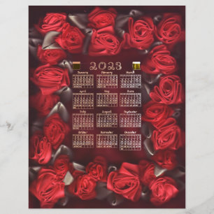 Limite de Rosas de Fita Vermelha 2023 Tamanho da C