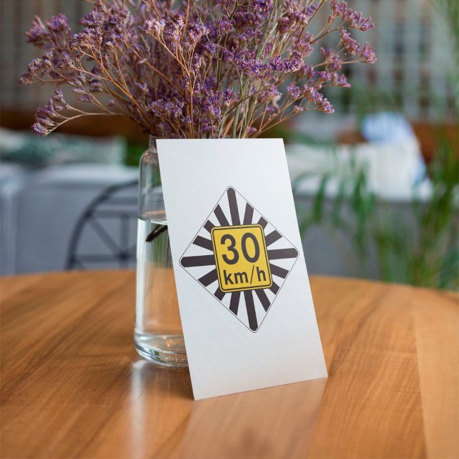 Limite de velocidade 30 Convite para Sinalização R (Criador carregado)