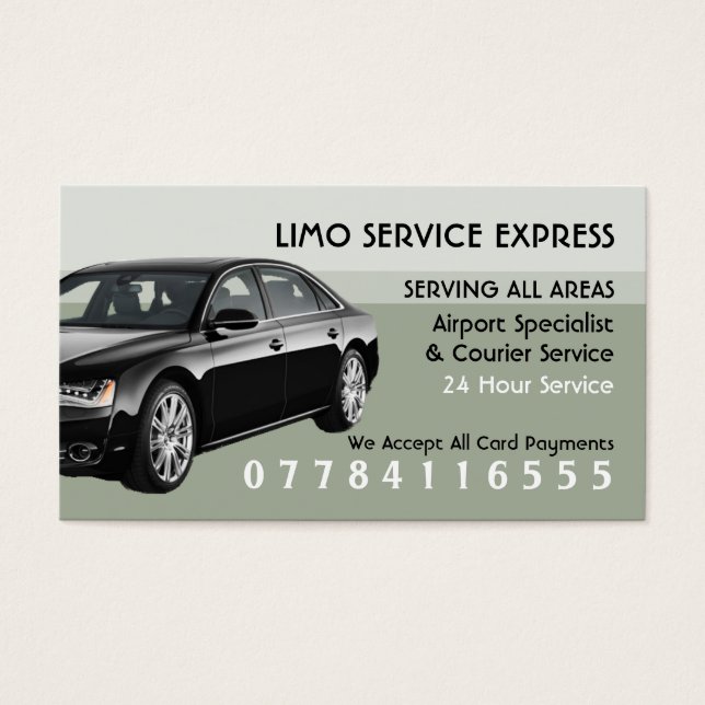 Limo Taxi Service Airport E Station Price List (Frente)