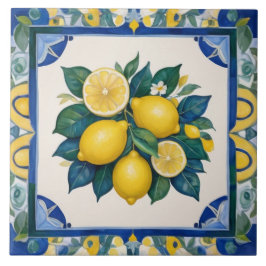 Limões Corajosos Azul Escuro Verde Amarelo Limão