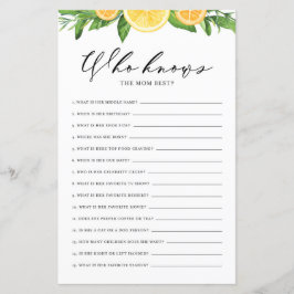 Limões e Laranjas que conhecem a mamãe o melhor jo