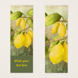 Limões em um Indicador Personalizado de Ramificaçã