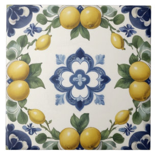 Limões Italianos & Frutas Cítricas com Trevo Azul