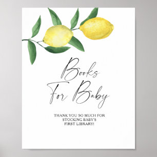 Limões - livros para poster bebê