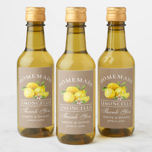 Limões Obrigados Kraft Limoncello Mini Bottle Lab