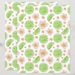 Limões Scrapbook Paper