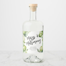 Limões verdes Margaritas e folhagem