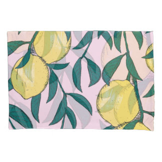 Limões Vintage: Padrão De Aquarela Desenhado À Mão