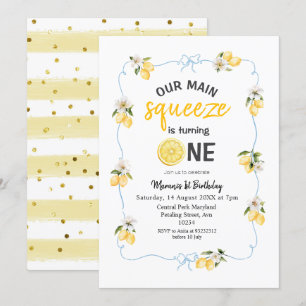 Limon Nosso Convite de aniversário De Apertar Prin