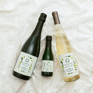 Limoncello de Moldura Botânica de Limão