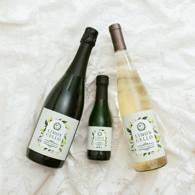 Limoncello de Moldura Botânica de Limão  (Criador carregado)