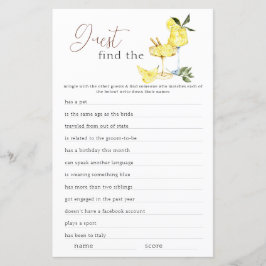 Limoncello Encontre o Jogo do Chá de panela Convid