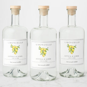 Limoncello — estilo italiano Lemon Liquor
