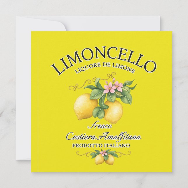 Limoncello Italy Amalfi Coast (Frente)