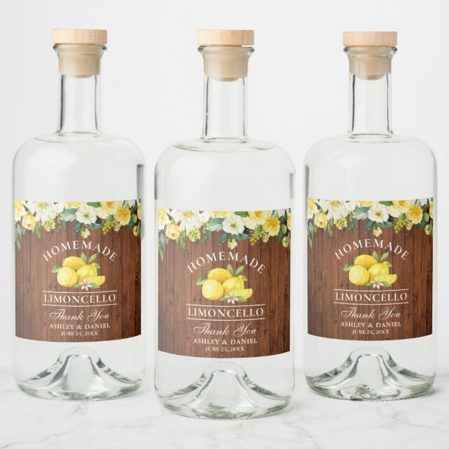 Limoncello Lemons Madeira Floral (Garrafas)