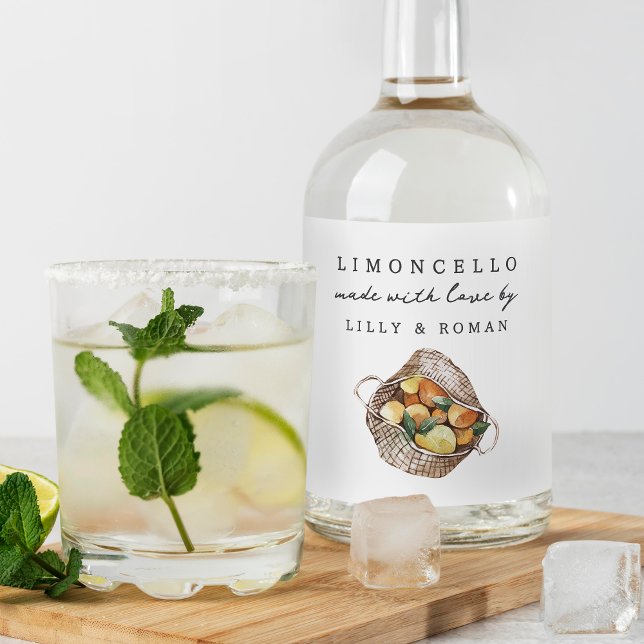 Limoncello Rústico Personalizado (Criador carregado)