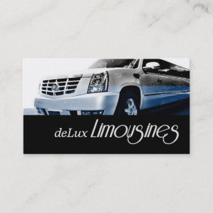Limousines, Limo Services, Cartão de visita de dr