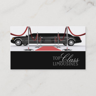 Limousines, Limo Services, Cartão de visita de dr