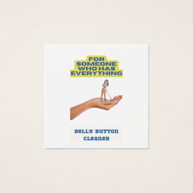 Limpador de botões, presente de piada, presente pa (Frente)