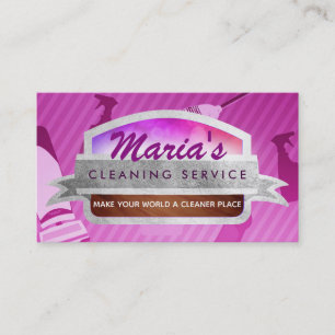 Limpando Cartões de visitas de Slogans de Serviç