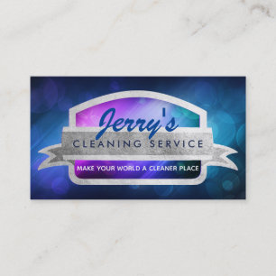 Limpando Cartões de visitas de Slogans de Serviç