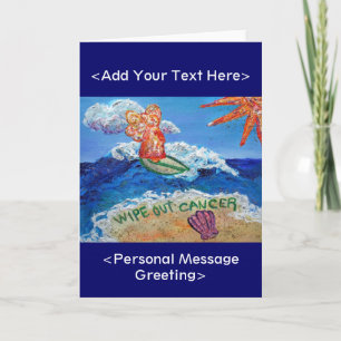 Limpar Cartão de Saudação de Anjo de Cancer (Pe