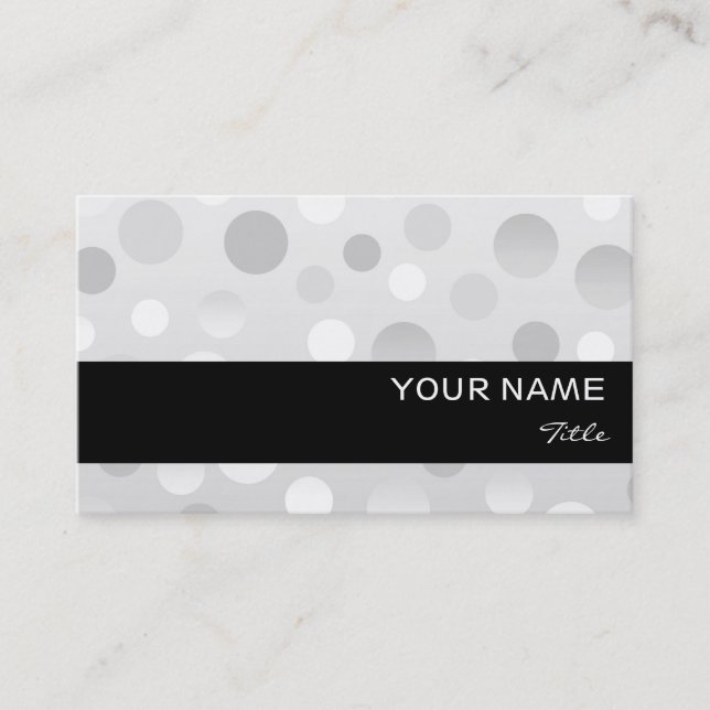 Limpar faixa preta modelo de cartão de negócios Fi (Frente)