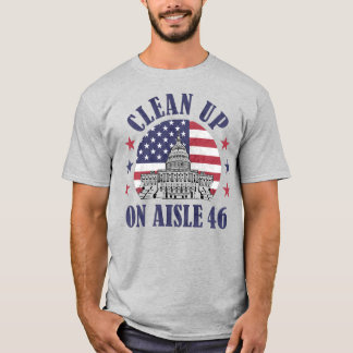 Limpar Na Camisa 46-T Do Aisle 46 Anti-Biden