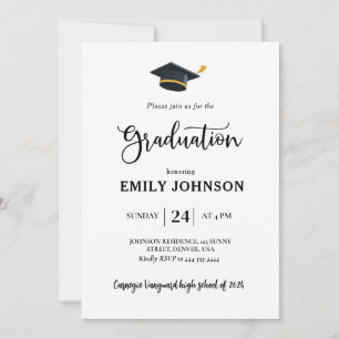 Limpar Simp Editável de Modelo de Convite para Gra