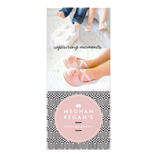 Limpe o cartão da cremalheira do design -