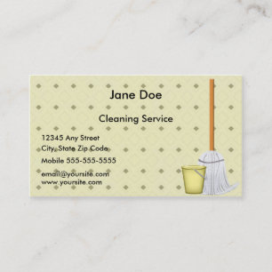 Limpe o cartão de visita