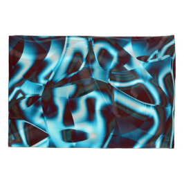 Limpe os tons cianos nas fitas abstrato para cima