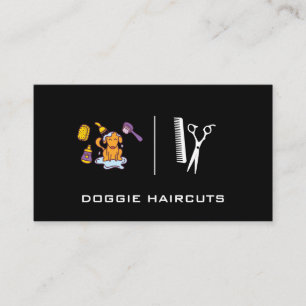 Limpeza do Banho de Cachorro Cartão de visita de