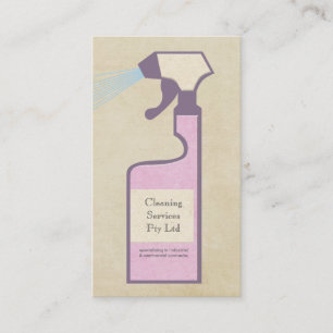 Limpeza do Cartão de visita de Negócios do Serviço