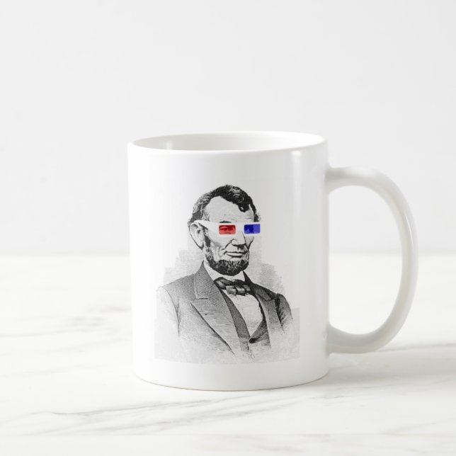 Lincoln em umas canecas de café 3D (Direita)