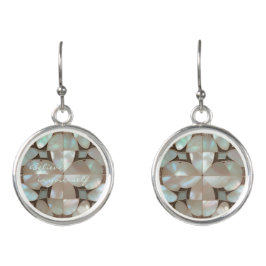 Linda arte Mãe do texto personalizado pérola